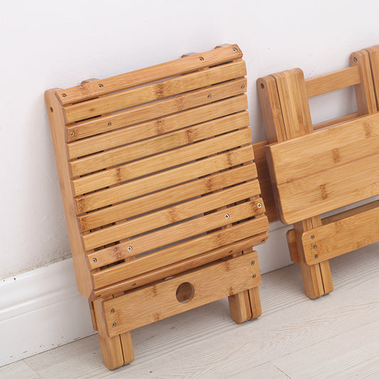 Household Bamboo Foldable Stool Multifunctional Cool And Portable